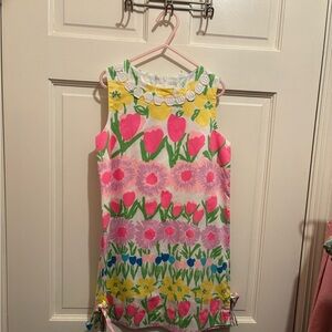 Girls Lilly Pulitzer colorful spring/summer dress, girls size 8 (girls 6)